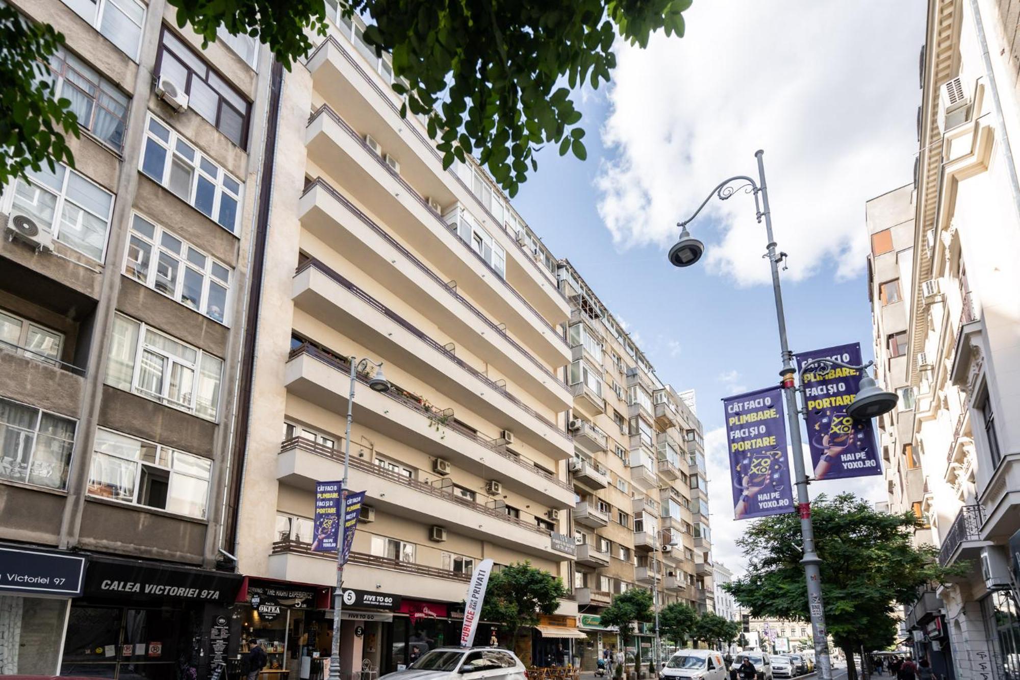 Sunset - Luxury Studio On Calea Victoriei Бухарест Экстерьер фото